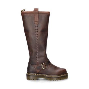 Dr. Martens Anistone hoge laarzen voor dames in het Bruin, Hoge laarzen, Bruin, Verzenden, Nieuw