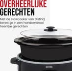 2dekans | DistinQ Digitale Slowcooker 6 liter met Timer –, Ophalen of Verzenden