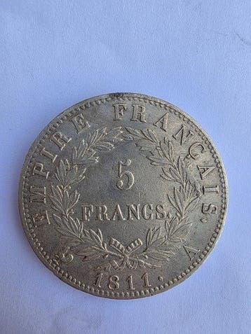 Frankrijk. Napoléon I (1804-1814). 5 Francs 1811-A, Paris