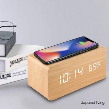 2dekans | Home & Comfort - alarm clock - wireless charging, Ophalen of Verzenden, Zo goed als nieuw