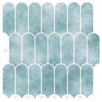 vidaXL Veer Tegel 10 pcs Groen 30 x 30 cm Polyurethaan en, Verzenden, Nieuw