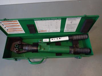 GREENLEE Krimptangpers Hydraulische Krimptang zonder matrijs, Doe-het-zelf en Verbouw, Ophalen of Verzenden, Gebruikt