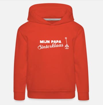 Sinterklaas hoodie mijn papa sinterklaas KIDS — 5-6 jaar /, Ophalen of Verzenden, Nieuw