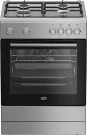 Beko FBM6202X NL Gasfornuis 60 cm | 4 Pits | 66L Oven | NIEU, Nieuw, Gas, 85 tot 90 cm, 4 kookzones