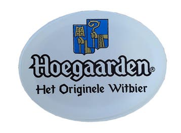 Occasion - Taplens ovaal Hoegaarden, Ophalen of Verzenden