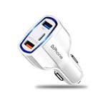 DrPhone QC4 Pro - 3 Poort Autolader - USB Qualcom 3.0 + USB, Verzenden, Nieuw