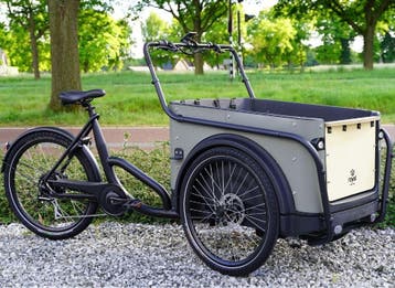 Elektrische bakfiets ROYAL CARGO BIKE twee en driewieler HRD, Overige merken, 4 kinderen of meer, Huif, Nieuw