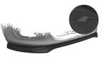 Cup spoilerlip met ABE voor Fiat Panda 3 (Type 312/319) CSL7, Auto-onderdelen, Carrosserie en Plaatwerk, Verzenden, Nieuw