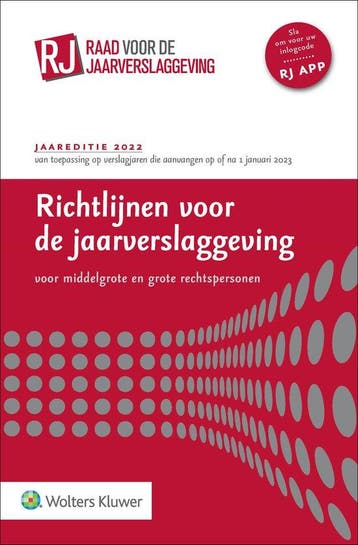 9789013168310 Richtlijnen voor de jaarverslaggeving, midd..., Verzenden, Zo goed als nieuw
