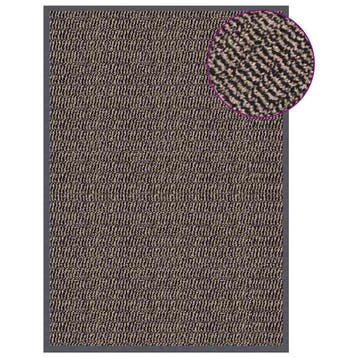 vidaXL Deurmat getuft 60x90 cm donkerbruin, Verzenden, Nieuw