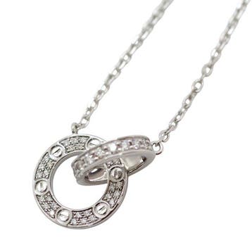 Cartier - Ketting met hanger - Love - 18 karaat Witgoud -