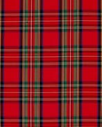 Gabardine Schotse Ruit Rood, Nieuw, Rood