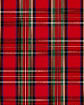 Gabardine Schotse Ruit Rood, Nieuw, Rood