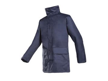 Veiling - Sioen regenjas maat L Sheffer marineblauw, Nieuw