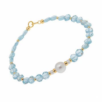 Zonder minimumprijs - Armband - 18 karaat Geel goud Parel -, Sieraden, Tassen en Uiterlijk, Nieuw