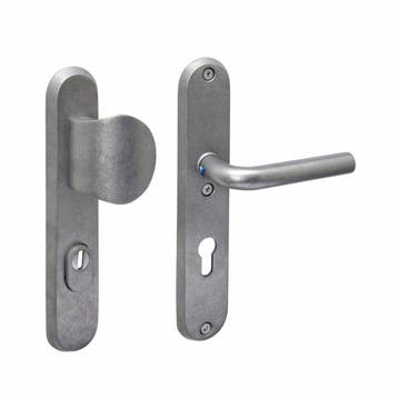 Intersteel SKG3 veiligheidsbeslag voordeur ovaal 250x50mm, Doe-het-zelf en Verbouw, Hang- en Sluitwerk, Verzenden, Nieuw