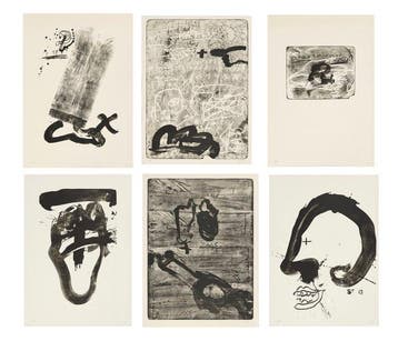 Antoni Tapies (1923-2012) - Improvisations en blanc et en