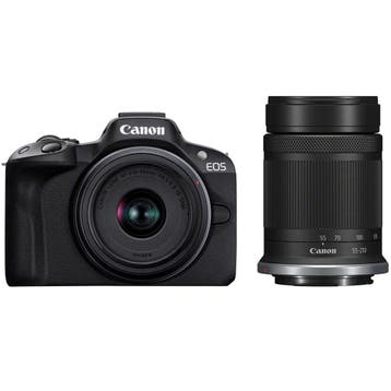Canon EOS R50 Body + RF-S 18-45 + RF-S 55-210, Audio, Tv en Foto, Fotocamera's Digitaal, Ophalen of Verzenden, Nieuw, Canon