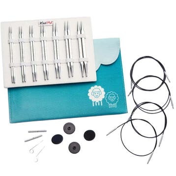 KnitPro Nova Cubics Verwisselbare Rondbreinaaldenset - Del, Hobby en Vrije tijd, Breien en Haken, Ophalen of Verzenden, Nieuw