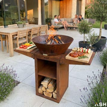 ASH - Phoenix - Plancha Barbecue - Cortenstaal, Verzenden, Nieuw, ASH
