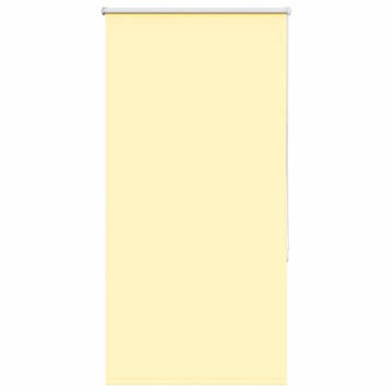 vidaXL Rolgordijn verduisterend 80x130 cm stofbreedte 75,7cm, Verzenden, Nieuw, Geel