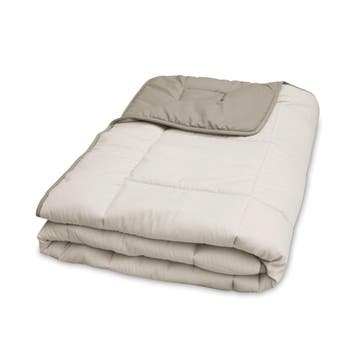 Walra Travel Dekbed 200x200 zand/taupe (Dekbedden, Slapen), Ophalen of Verzenden, Nieuw