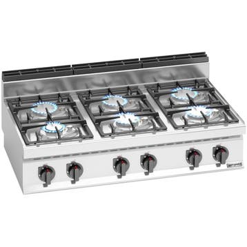 GGM Gastro | Gasfornuis tafelmodel - Lorenzo 700 - | GHB173M, Verzenden
