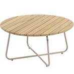 Verdi salontafel teak 73 cm. Ø  (H 35) latte 4 Seasons, Tuin en Terras, Ophalen of Verzenden, Nieuw