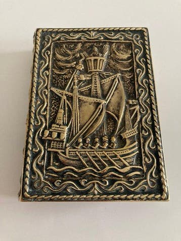 Max Le Verrier - Opbergkoffer - Brons - Geheim Boek -, Antiek en Kunst