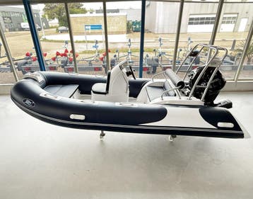 Hibo Polyester Console RIB 3.90 + Tohatsu 20 PK, Watersport en Boten, Rubberboten, Polyester/glasvezel, Stuurconsole, Nieuw, Hibo