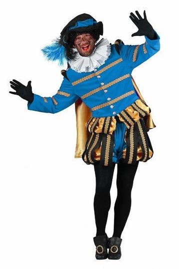 Pietenpak Albufeira Turquoise-Zwart - XL, Diversen, Sinterklaas, Verzenden, Nieuw