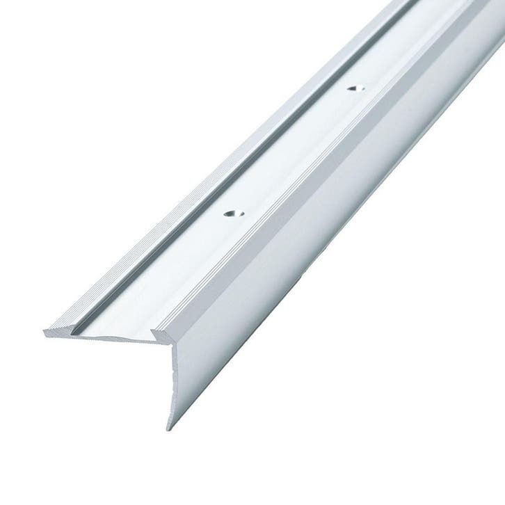 Co-pro Trapprofiel zonder Inlay - 33 mm - Zilver - 2700 mm, Doe-het-zelf en Verbouw, Plinten en Afwerking, Ophalen of Verzenden