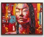 Nguyen Robert (1958) - Pocahontas 60 80 cm, Antiek en Kunst