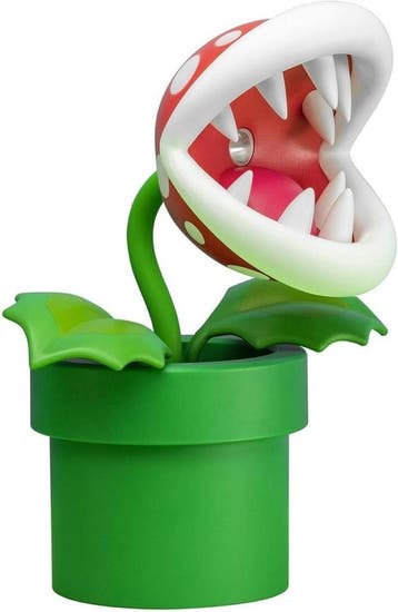 Mario Piranha Plant Lamp - 33cm | Retourdeal 34% Korting, Ophalen of Verzenden, Zo goed als nieuw, Kunststof