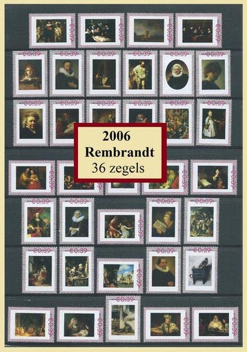 Nederland 2006 - Complete serie persoonlijke zegels:, Gestempeld