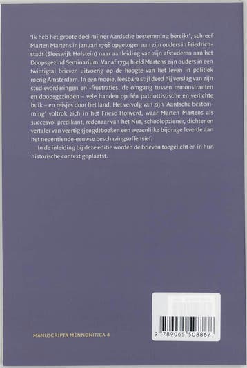 Ik heb het groote doel mijner Aardsche bestemming bereikt /, Boeken, Verzenden, Gelezen, M. Martens