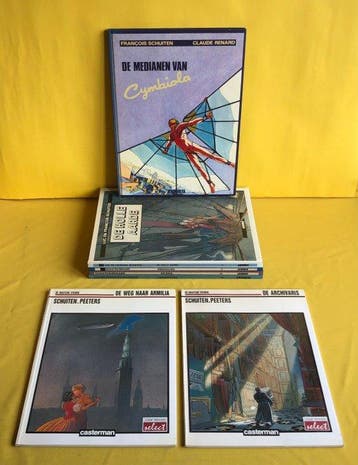 Schuiten - Lot van 7 albums o.a. De medianen van Cymbiola -, Nieuw