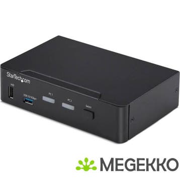 StarTech.com 2-Port DisplayPort KVM Switch, 4K 60Hz, DP 1.2,, Verzenden, Nieuw
