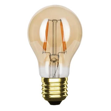 LED - filament - e27 - peer - dimbaar - amber - 4w - 2400k, Ophalen of Verzenden, Nieuw