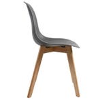 Stoelen KITO grijs | Beukenpoten | Premium | OP=OP, Kunststof, Nieuw, Ophalen of Verzenden, Vier