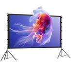 100 Inch 16:9 HD 4K/8K Projectorscherm Met Standaard, Draagb, Verzenden, Nieuw