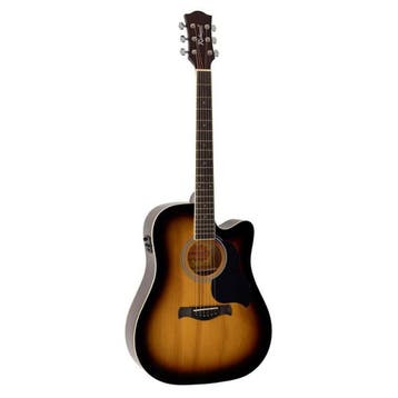 Richwood RD-12-CESB Dreadnought Akoestische Gitaarset, Ophalen of Verzenden, Nieuw