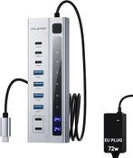 USB Hub 9 Poorten | Met LED Display | 29% Korting, Harde schijf, PULWTOP, Nieuw, Ophalen of Verzenden