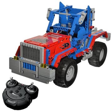 Bestuurbare RC Vrachtwagen - Blauw (2in1), Ophalen of Verzenden, Nieuw, Overige merken