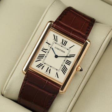 Cartier - Tank Louis XL Rose Gold - 3280 - Heren - 2010-2020, Nieuw