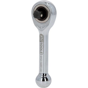 KS Tools 1/4 Mini Vrijloop Ratel 75mm, Verzenden, Nieuw