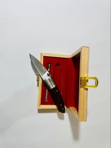 Hekito - Zakmes Arts & Crafts stijl - Ambachtelijk mes FK 01