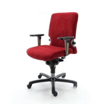 Haworth Comforto 77 bureaustoel, rood, Ophalen of Verzenden, Ergonomisch, Nieuw