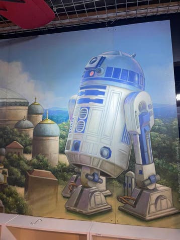 Star Wars XXXL wandplaat schildering - Uniek!, Verzamelen, Ophalen, Zo goed als nieuw, Film, Poster