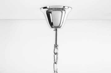 Kroonluchter ROYAL 70 cm aluminium zilver - 39096, Ophalen of Verzenden, Nieuw